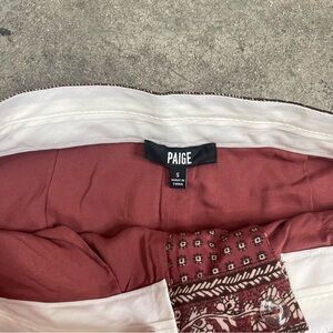 PAIGE Silk Bandana Print Pants Small